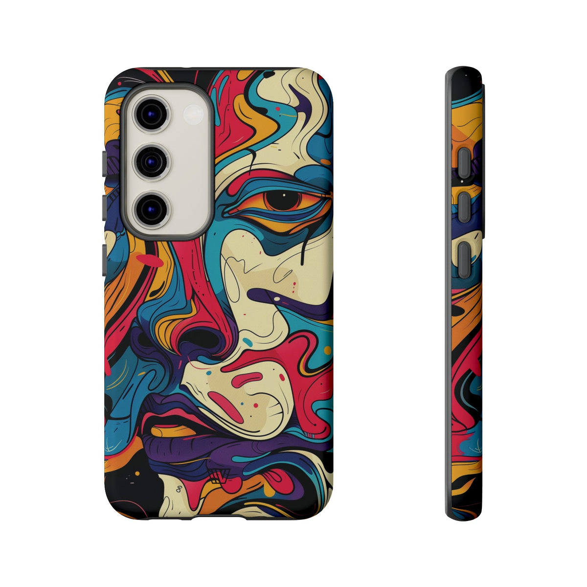 Tough Impact Resistant Phone Case ABSTRACT GAZE