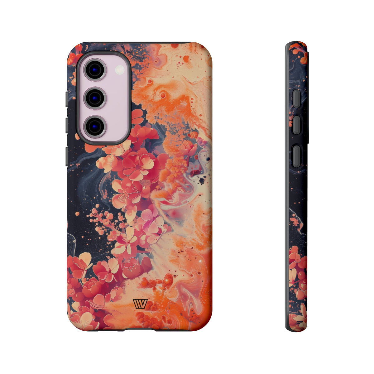 Tough Phone Case Dual-Layer Protection Phone Case WAVE OF FLOWERS