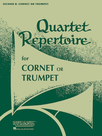 Quartet Repertoire for Cornet or Trumpet Full Score -NEW