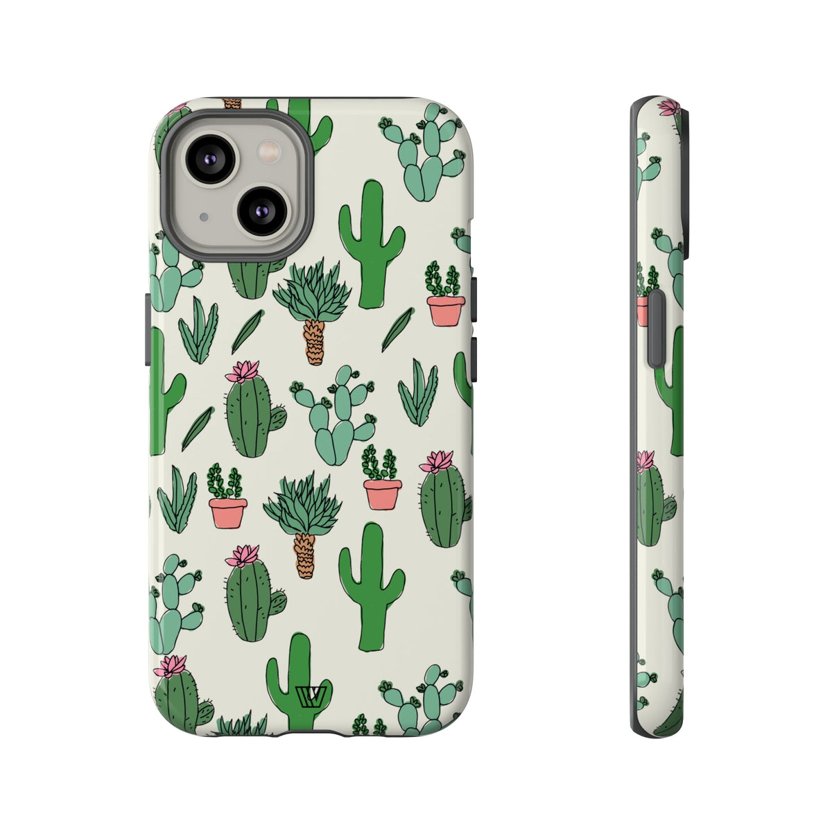 Tough Impact-Resistant Phone Case CACTUS DOODLES