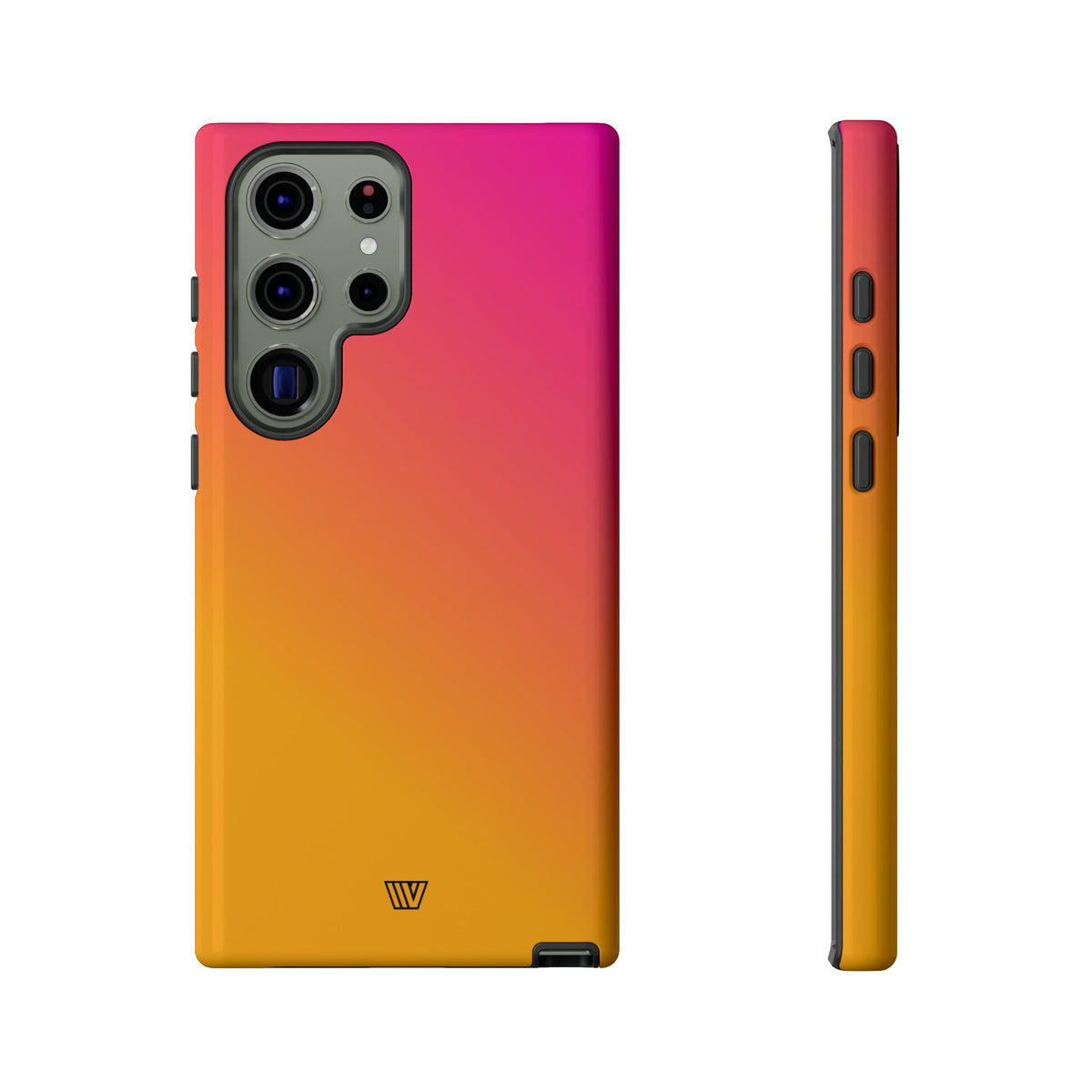 Hot Pink Orange Tough Phone Case