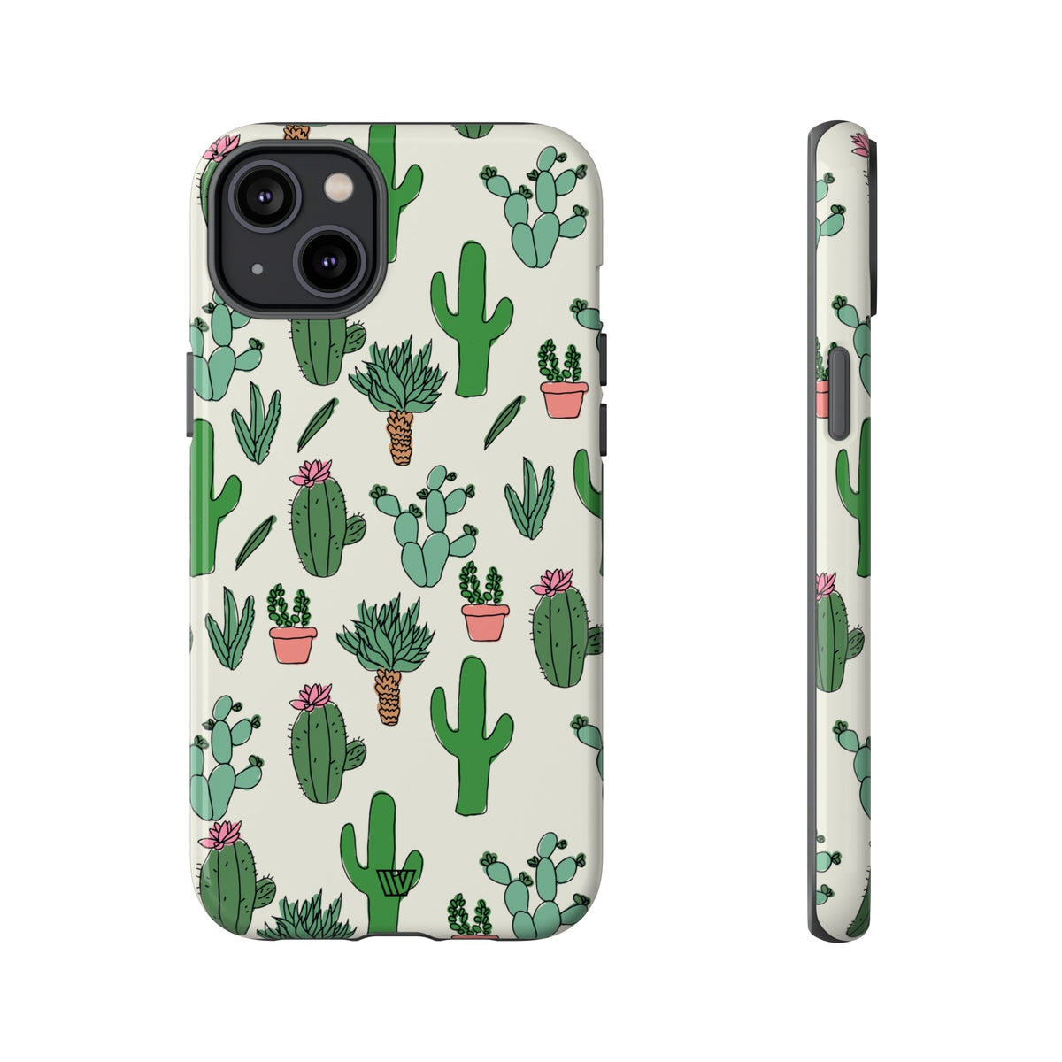 Tough Impact-Resistant Phone Case CACTUS DOODLES