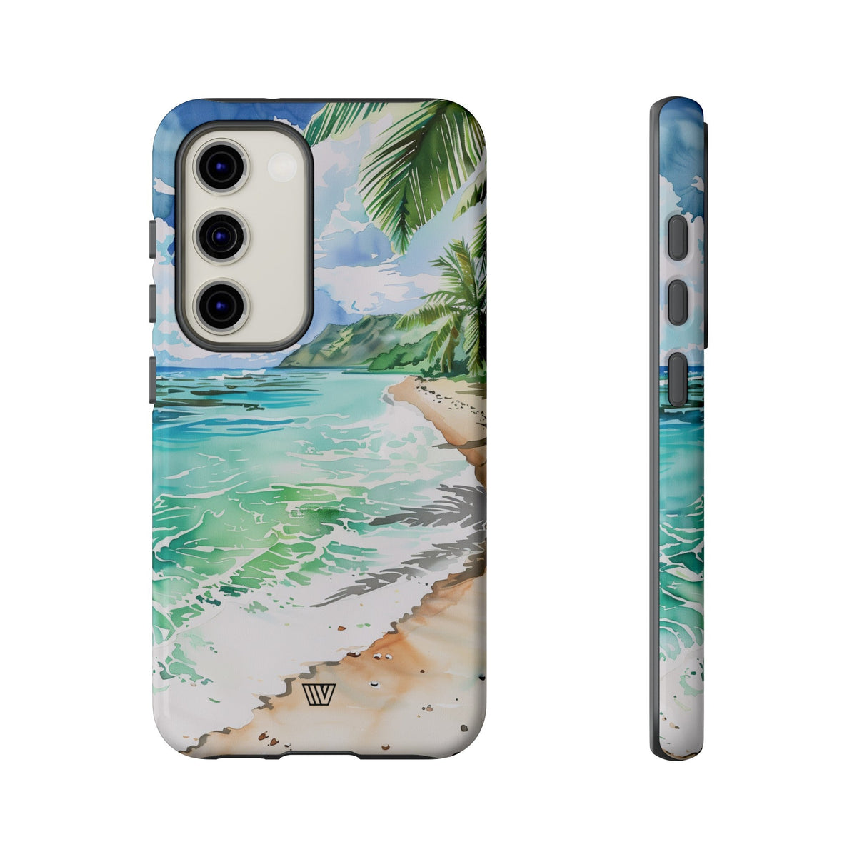 Watercolor Beach Tough Phone Case