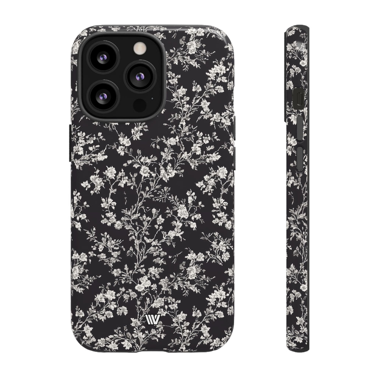 Tough Phone Case Impact Resistant Dual-Layer INKED PETALS