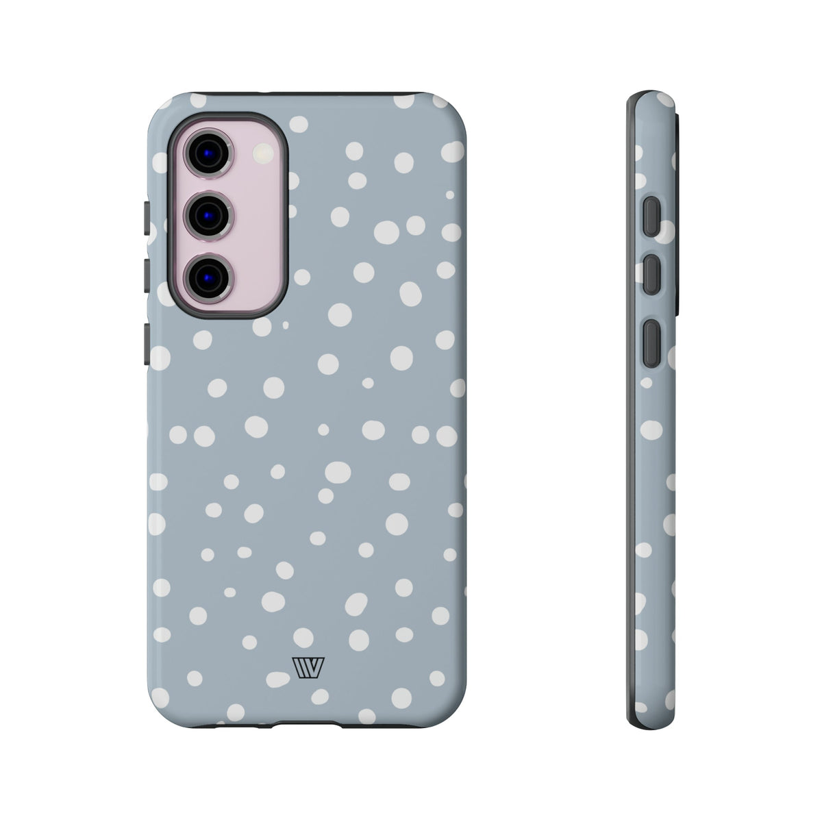 Blue Haze Dots Tough Phone Case Dual-Layer Protective Phone Case