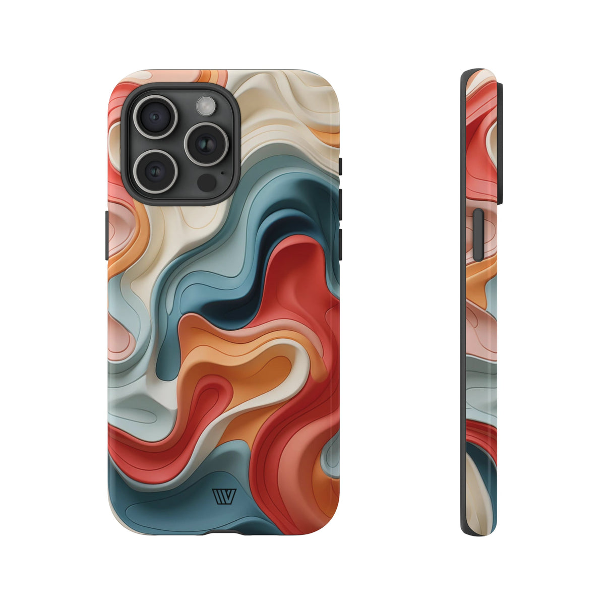 3D Colorful Clay Tough Phone Case