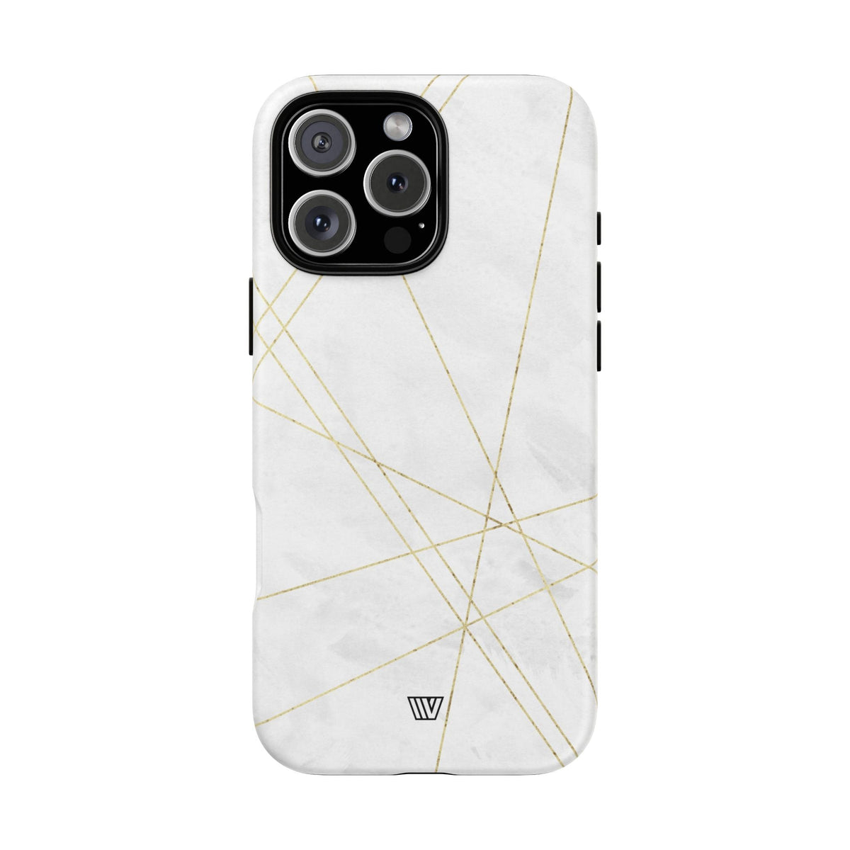 Tough Phone Case Impact Resistant Dual-Layer Shell GOLD LINES