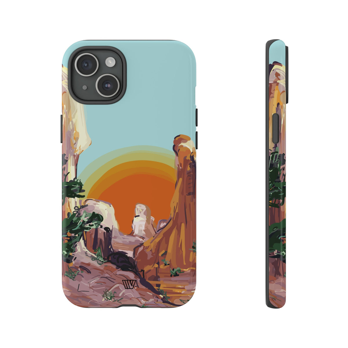 Tough Phone Case 8ft Drop Tested DESERT SUNRISE TROVVVE X EARTH FORMATIONS