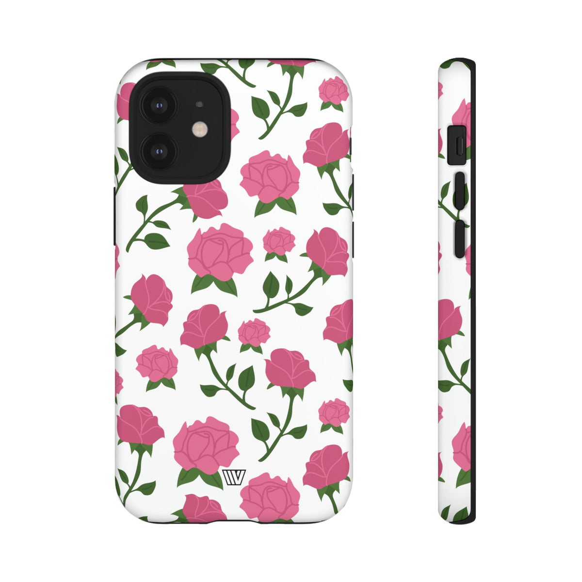 Pink Roses Tough Phone Case Dual-Layer Protective Trovvve