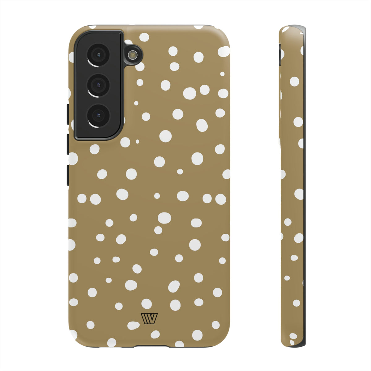 Dark Beige Dots Tough Phone Case