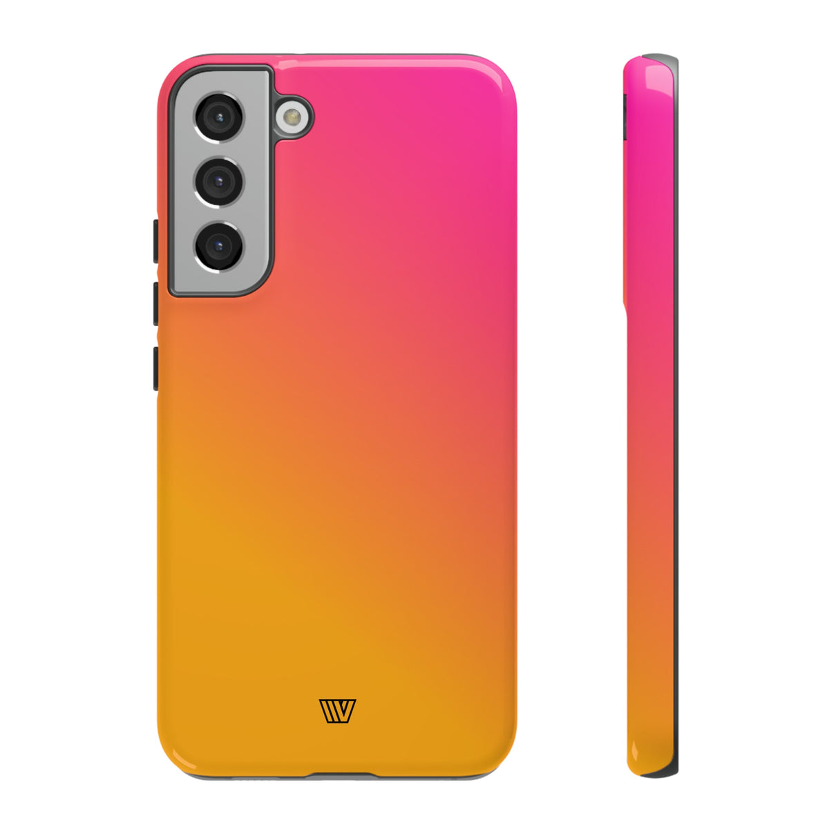 Hot Pink Orange Tough Phone Case
