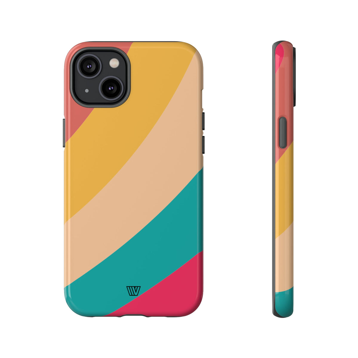 Rainbow Tough Phone Case Durable Impact-Resistant Shell SUMMER BY THE SEA
