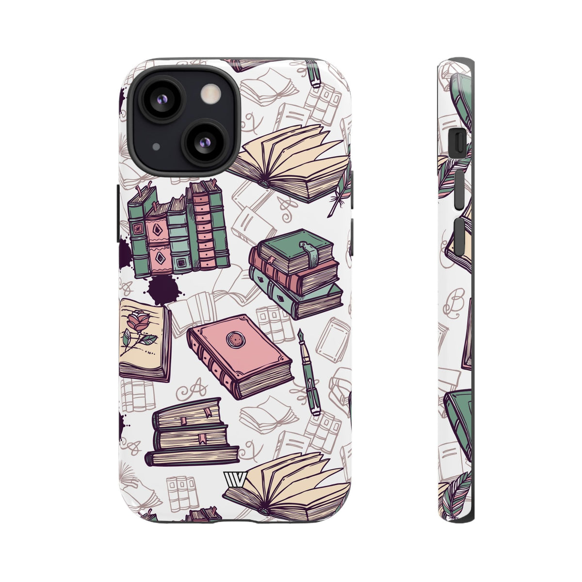 Tough Phone Case Impact Resistant Dual-layer Protective - BOOK LOVER