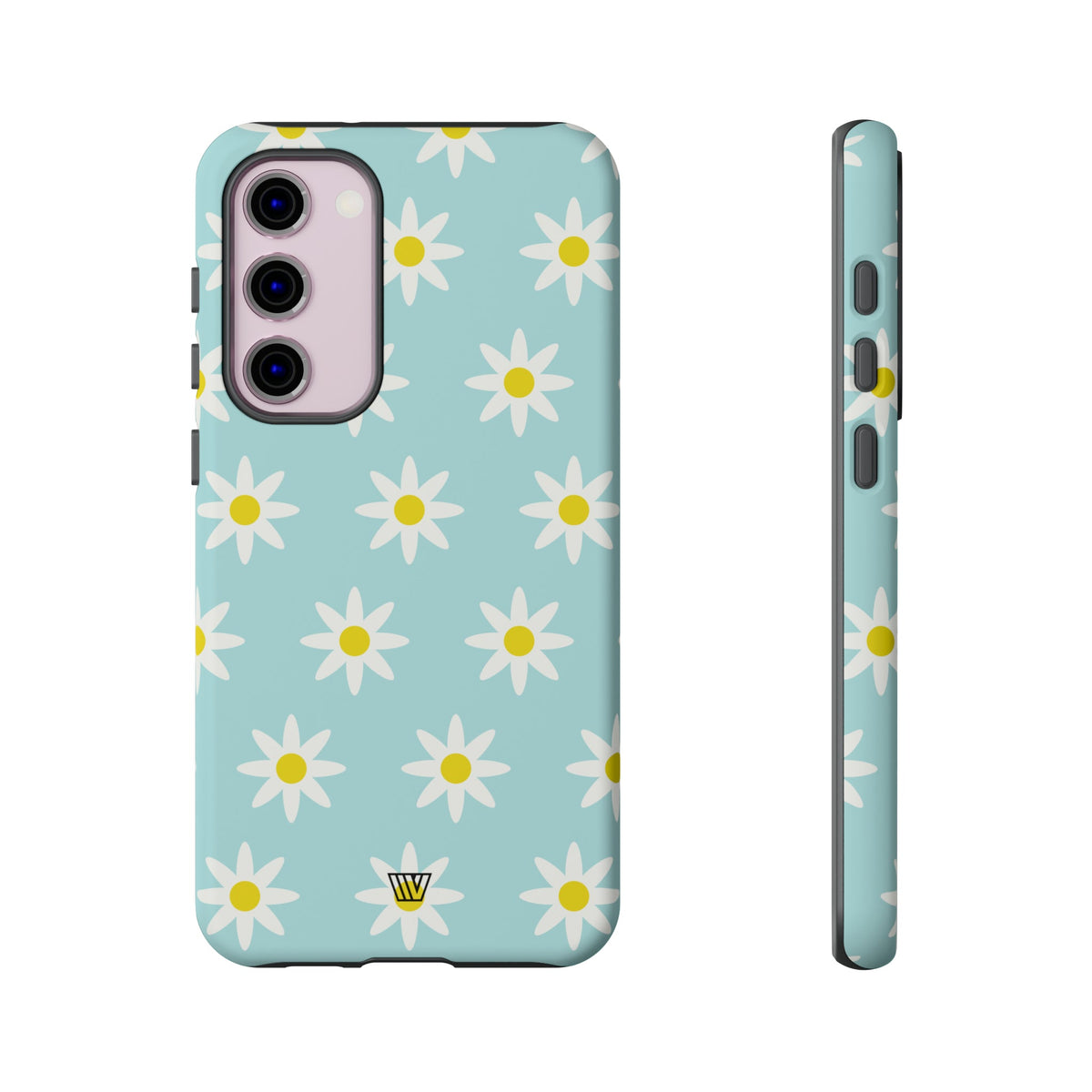 Tough Phone Case Dual Layer Impact Resistant DOODLE DAISY