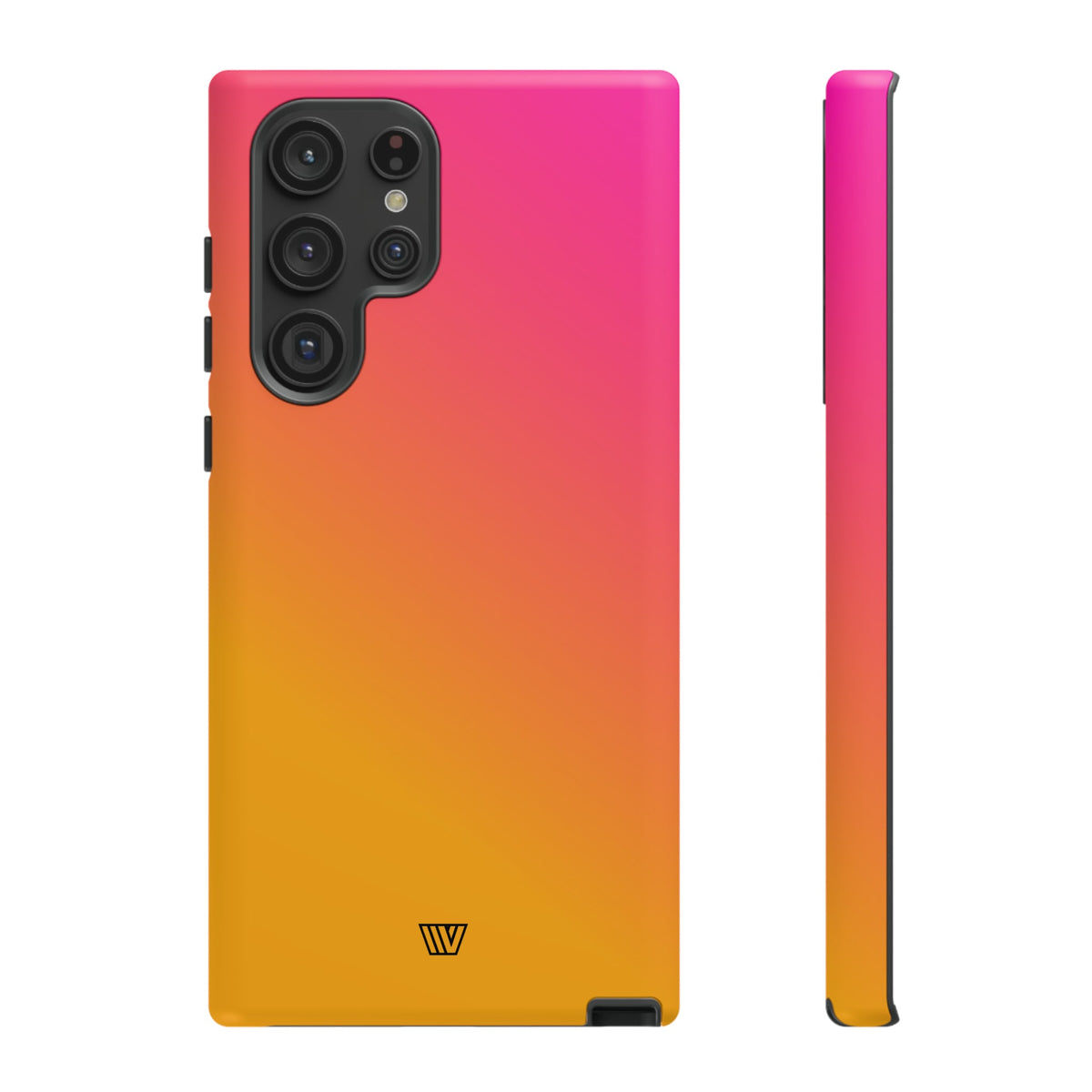 Hot Pink Orange Tough Phone Case