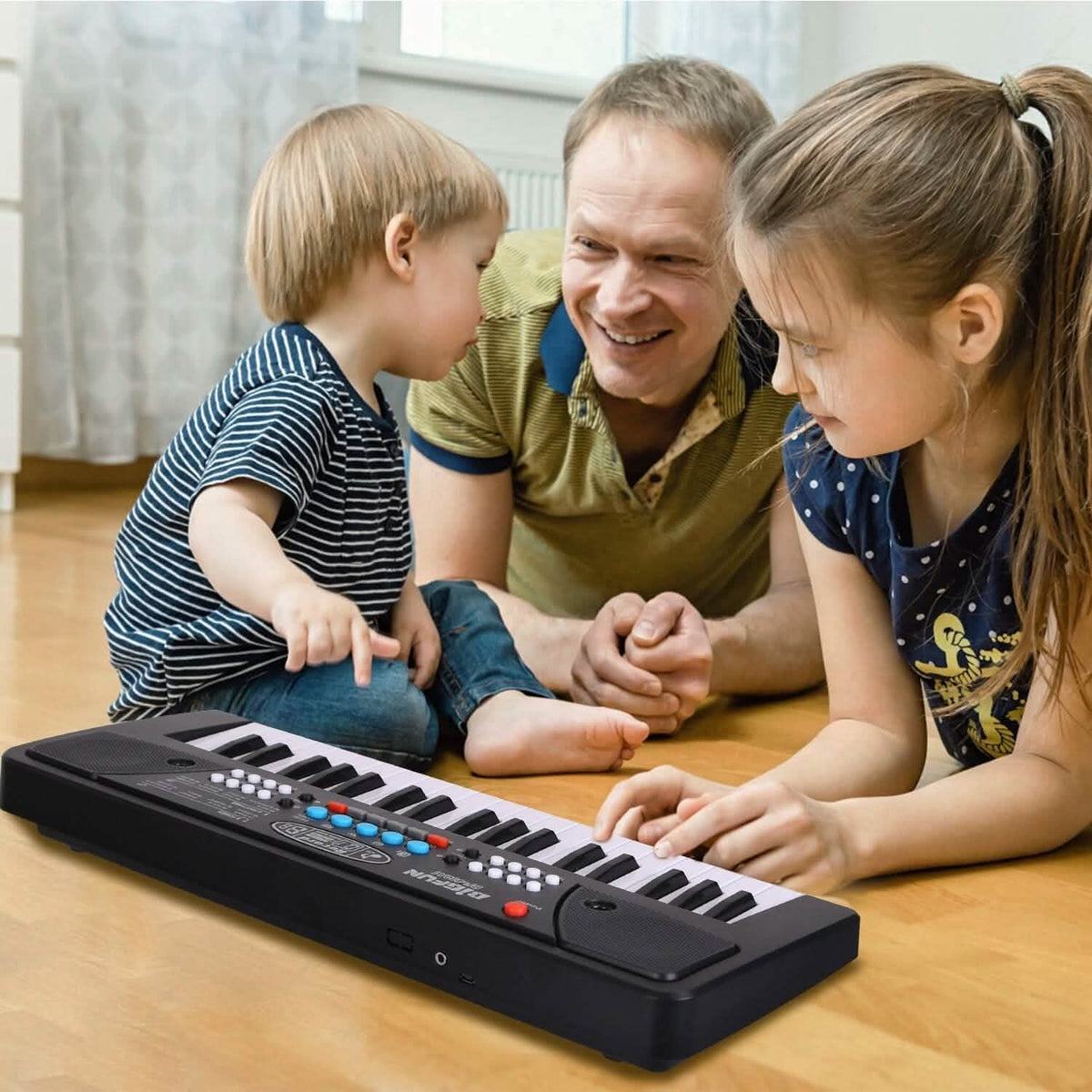37 Keys Multifunctional Digital Music Electronic Keyboard Instrument with Microphone