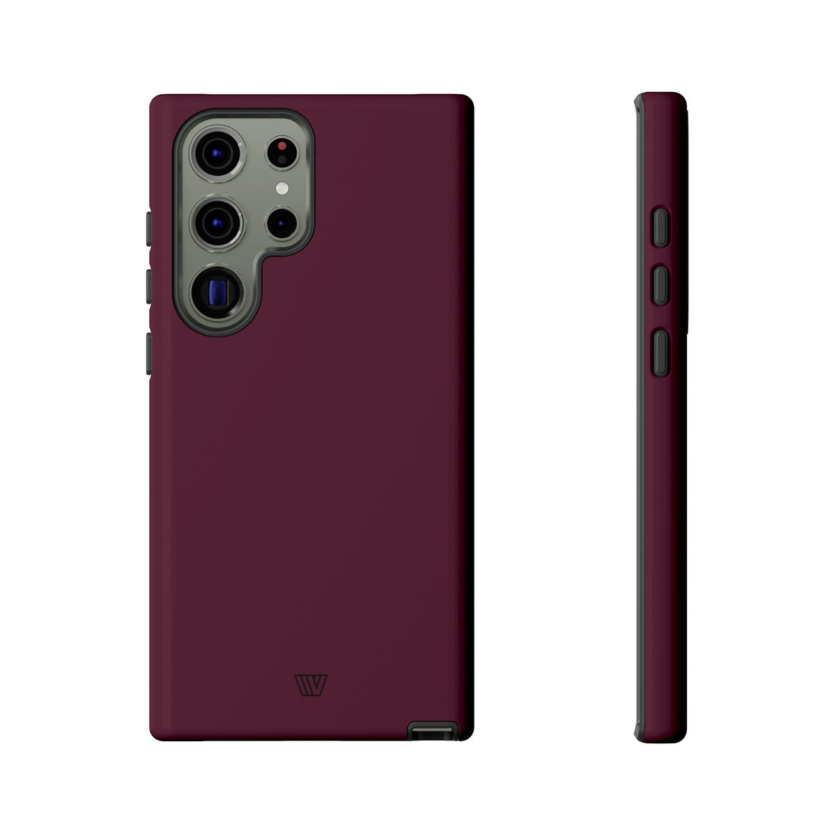 Tough Phone Case Wine Berry Protective Dual-Layer Polycarbonate Shell