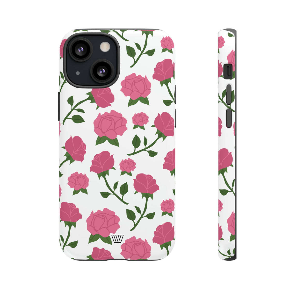 Pink Roses Tough Phone Case Dual-Layer Protective Trovvve