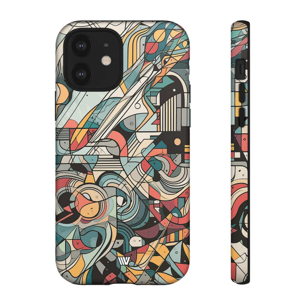 Abstract Doodle #2 Impact-Resistant Tough Phone Case