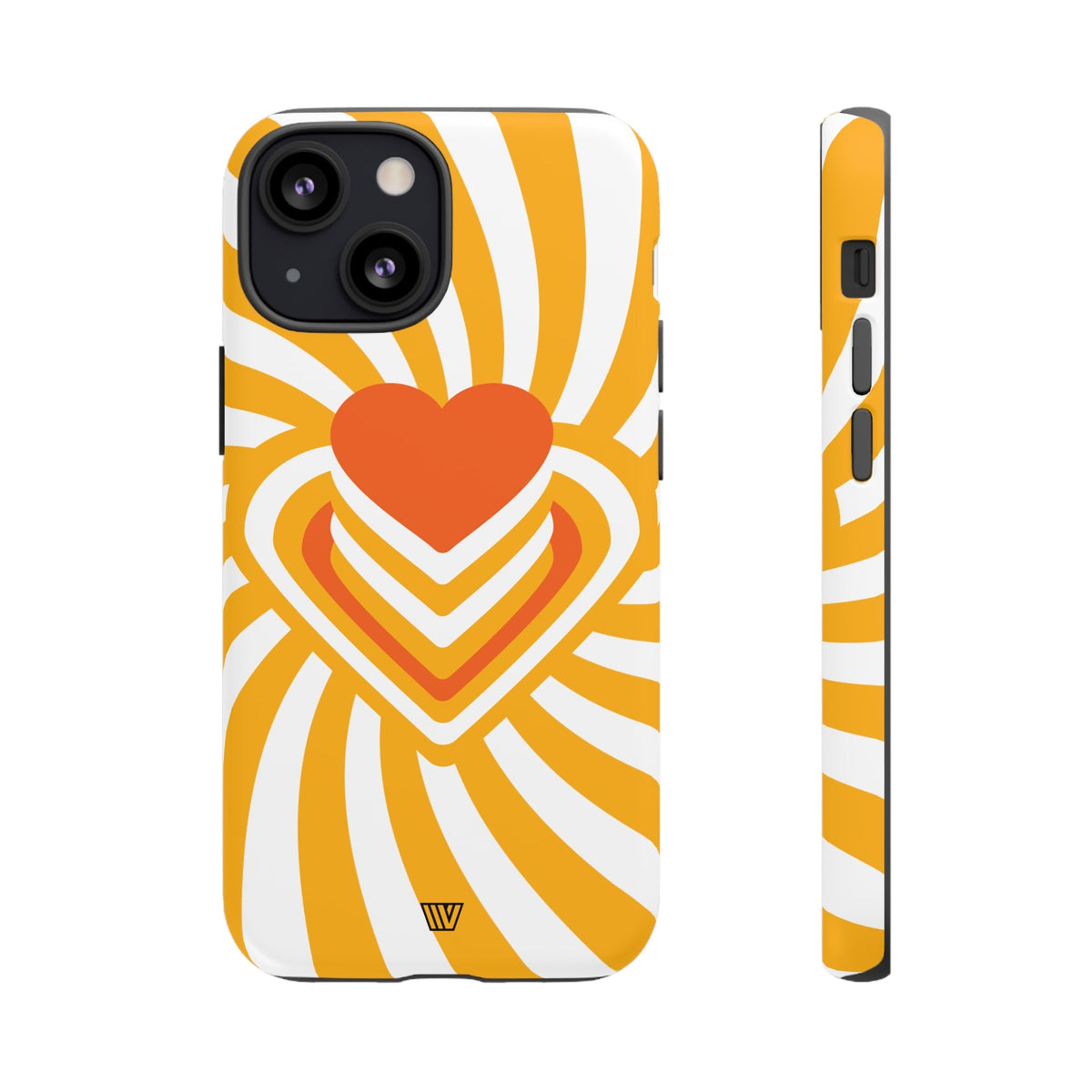 Tough Impact-Resistant Phone Case HEART RAY STACK