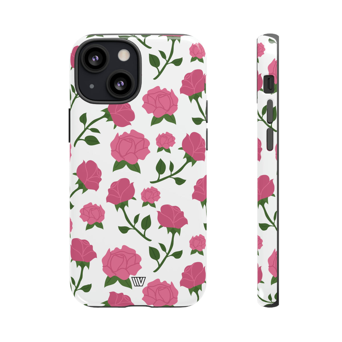 Pink Roses Tough Phone Case Dual-Layer Protective Trovvve