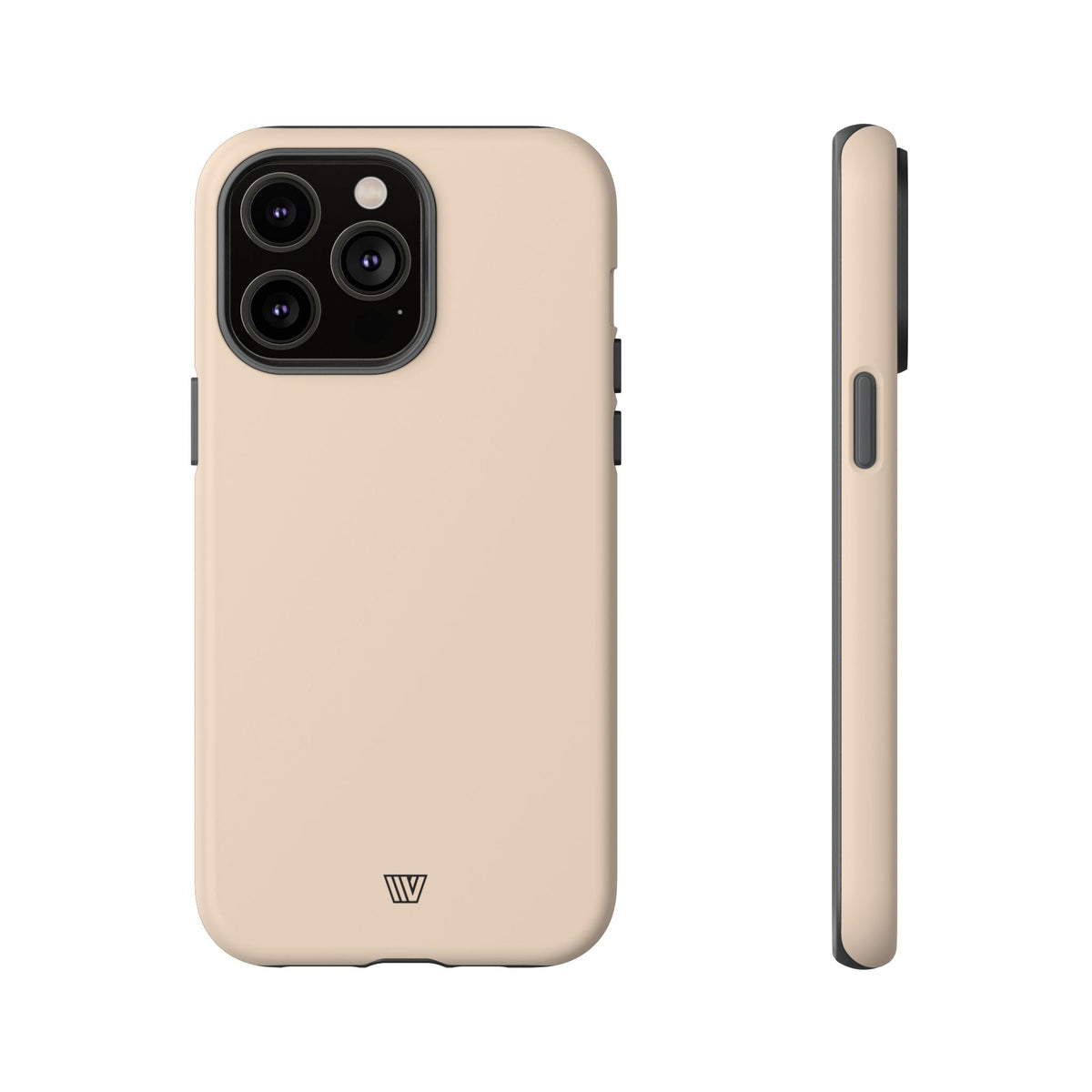 Tough Phone Case Impact Resistant Dual-Layer ALMOND
