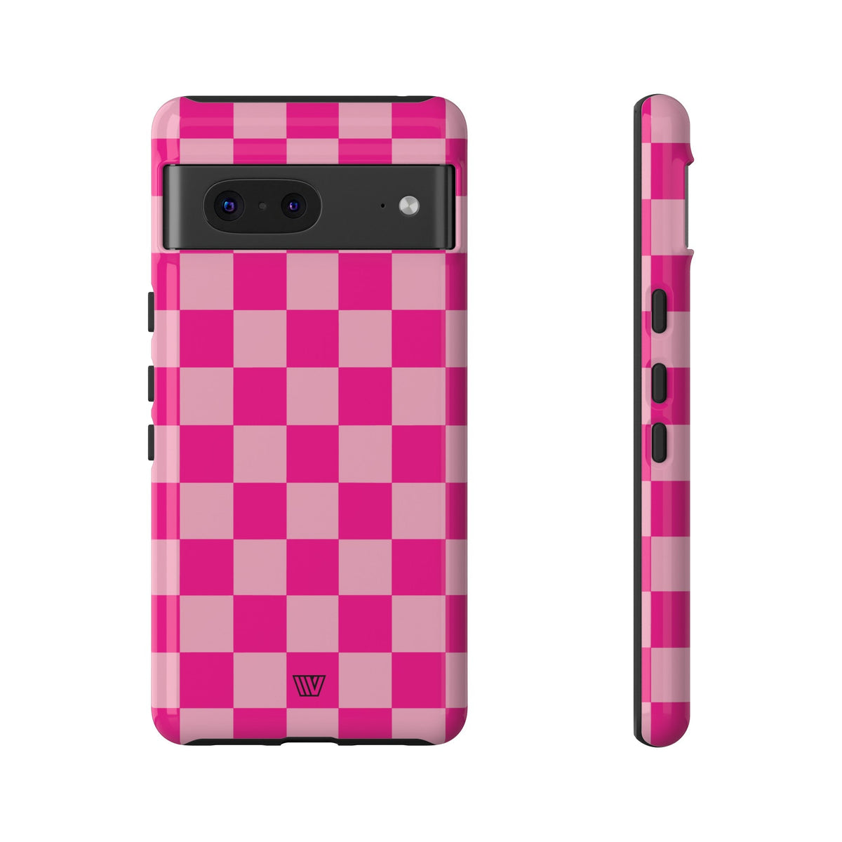 Hot Pink Checkerboard Tough Phone Case Trovvve