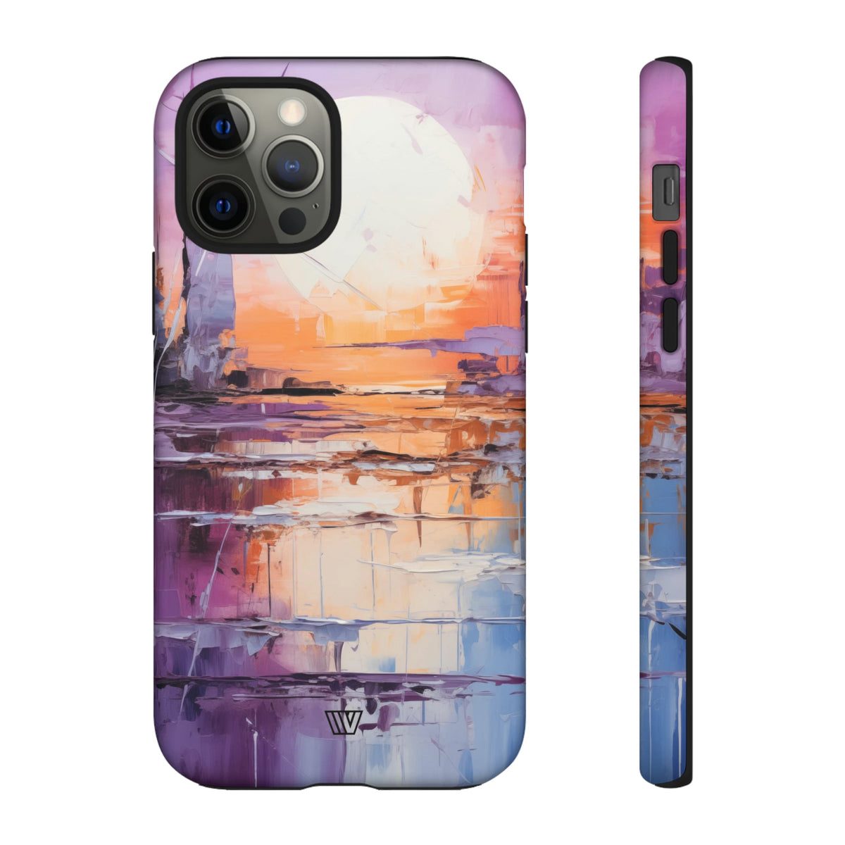 Acrylic Sunset Tough Phone Case Dual-Layer Protection