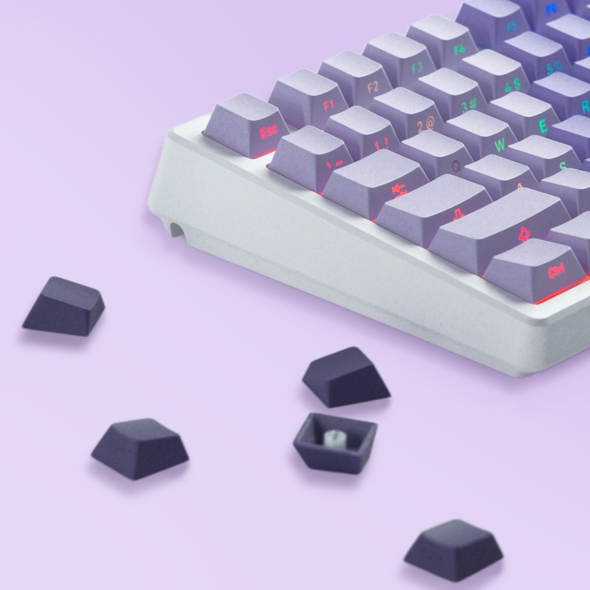 Gradient X-Axis Cherry Profile 121-Key PBT Keycap Set XVX