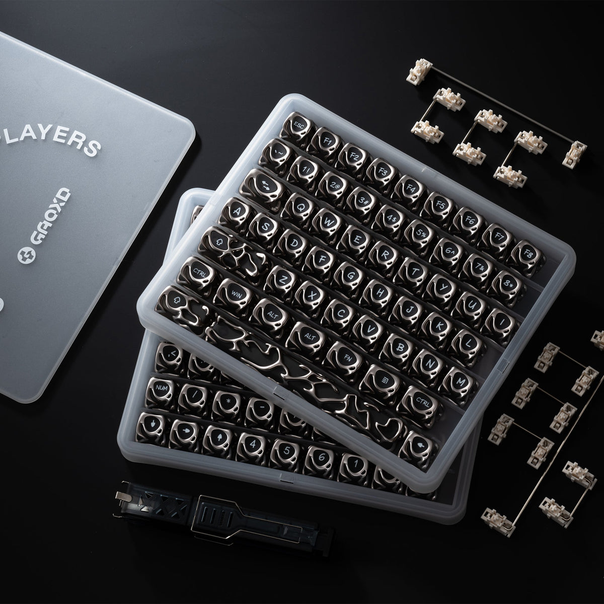 XVX Venom Liquid Metallic MOA Profile ABS+PC Keycap Set