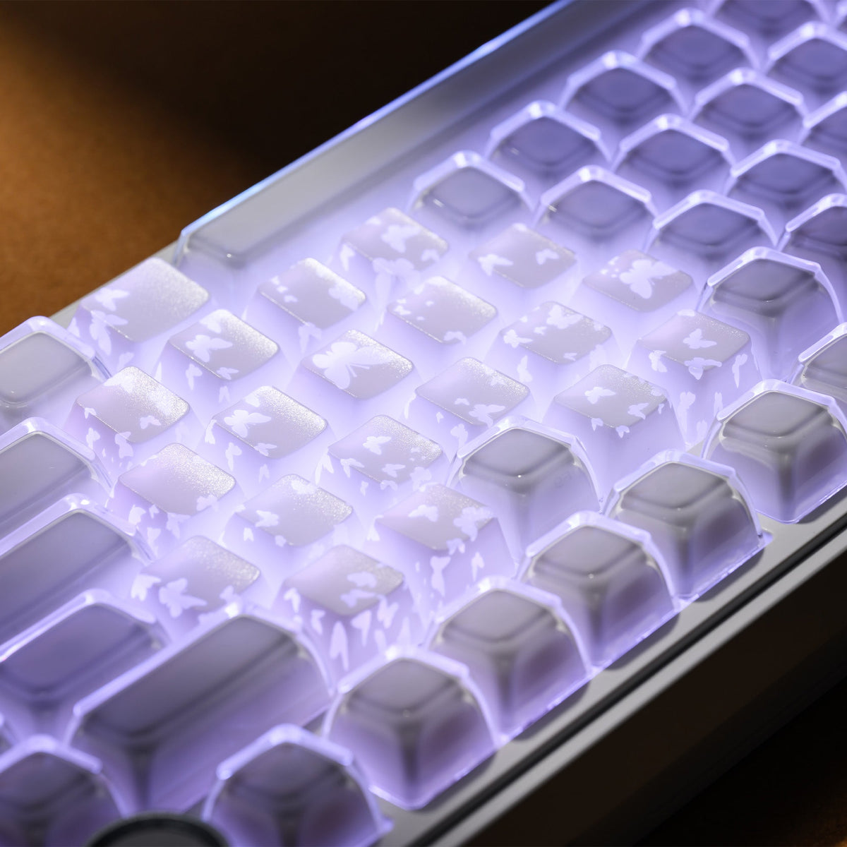 FlutterBloom Heart Layout 21-Key Artisan Keycap Set XVX