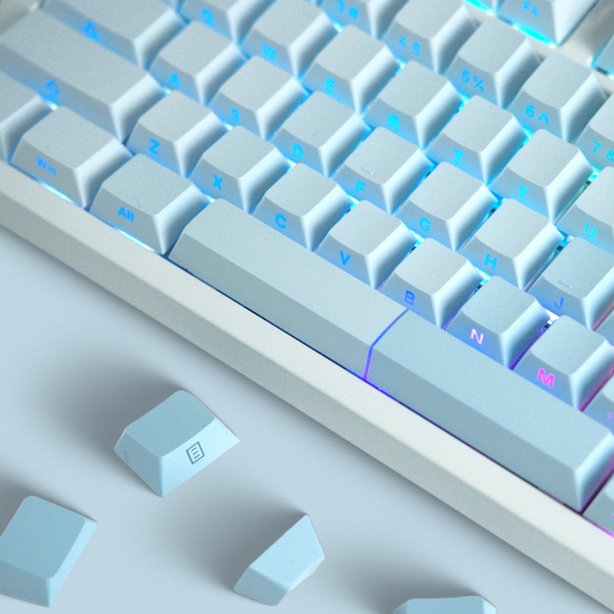 Gradient X-Axis Cherry Profile 121-Key PBT Keycap Set XVX