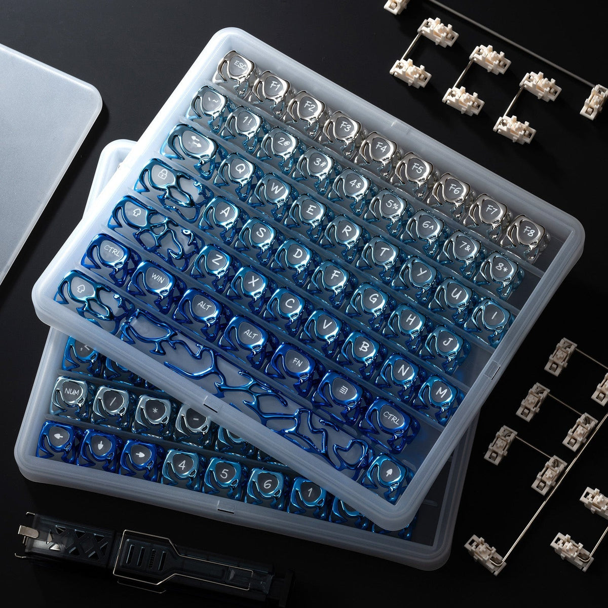 XVX Venom Liquid Metallic MOA Profile ABS+PC Keycap Set