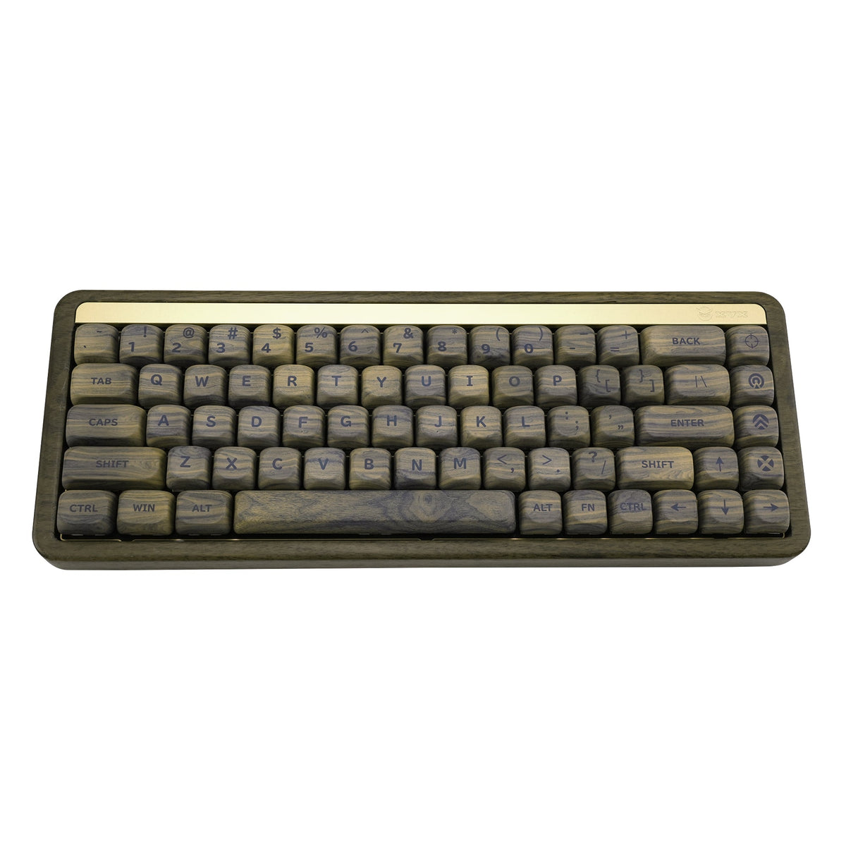 Walnut Texture MOA Profile Dye-Sublimation PBT 130-Key Keycap Set XVX
