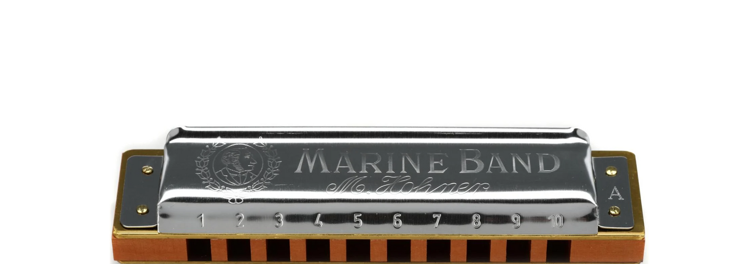 Hohner Marine Band 1896 Harmonica - Key of A -NEW