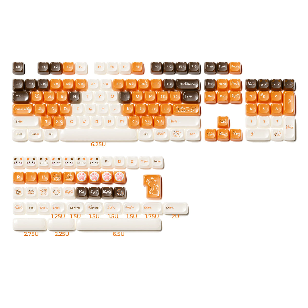 XVX House Cat MAO Profile 149-Key Keycap Set