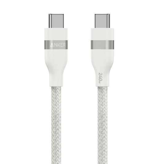 USB-C High Power 240W Cable Anker USB-C to USB-C Cable Upcycled-Braided