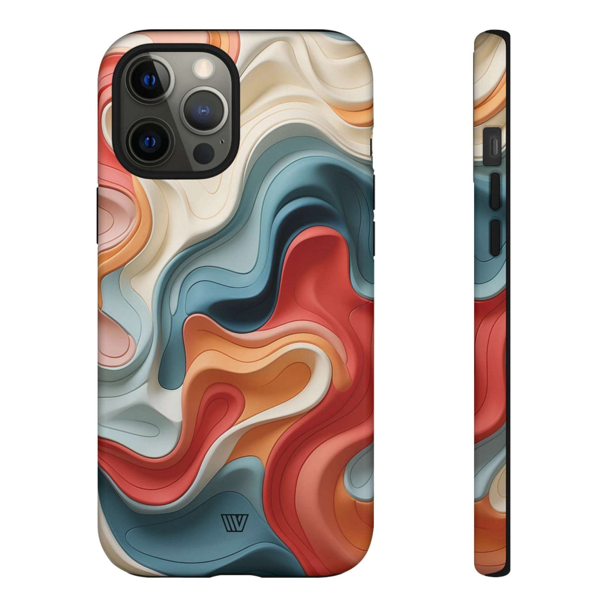 3D Colorful Clay Tough Phone Case