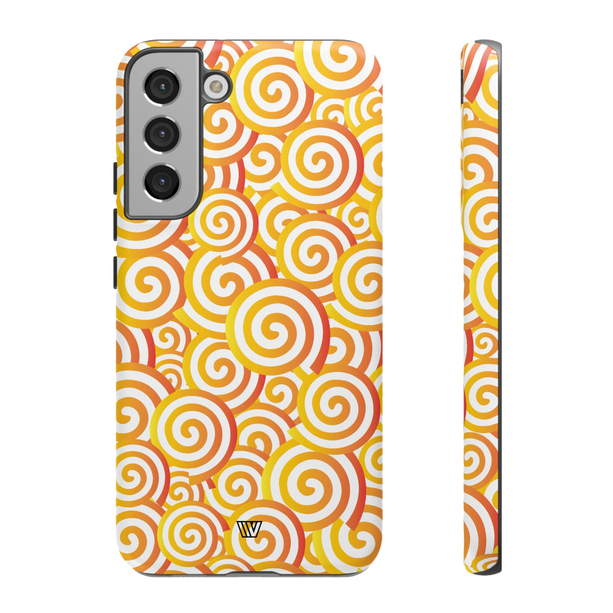 Abstract Spiral Orange Tough Phone Case
