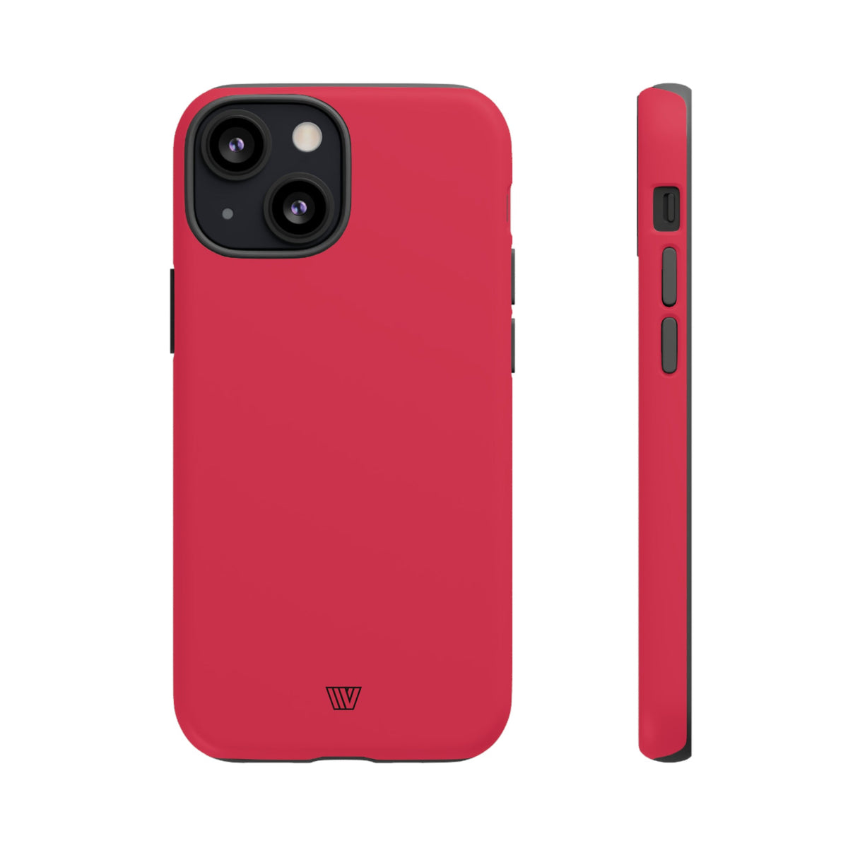 Red Amaranth Tough Phone Case Dual-Layer Protection