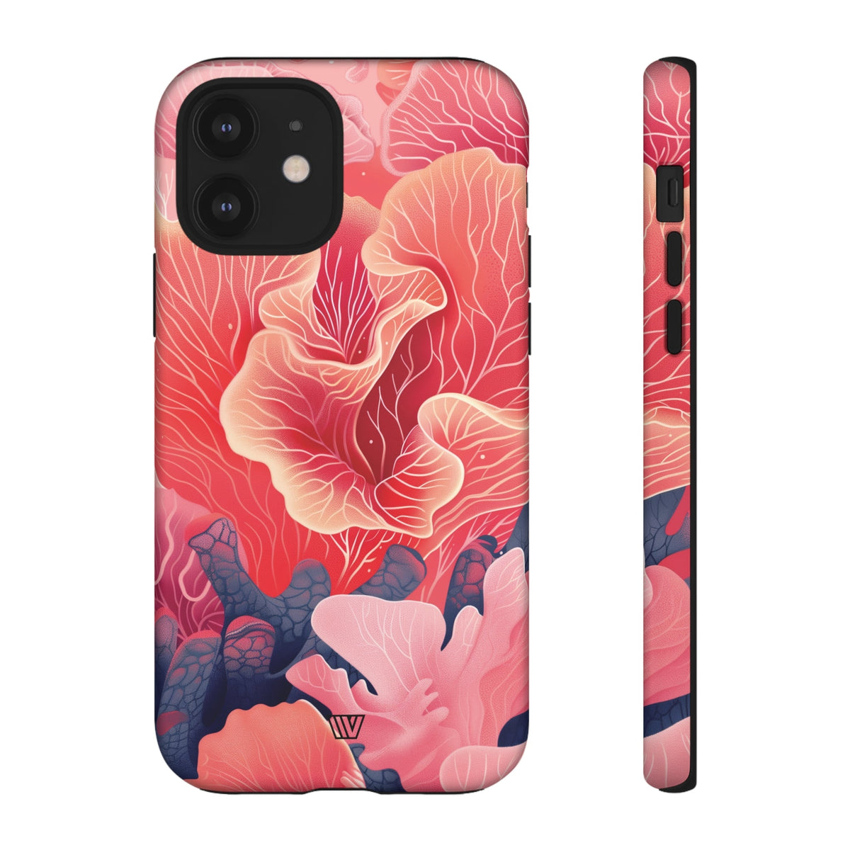 Pink Coral Tough Phone Case Dual-Layer Protection