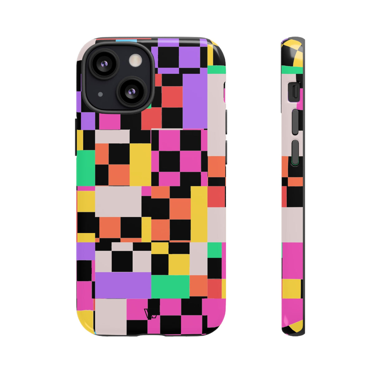 Mashed Up Checkerboard Tough Phone Case
