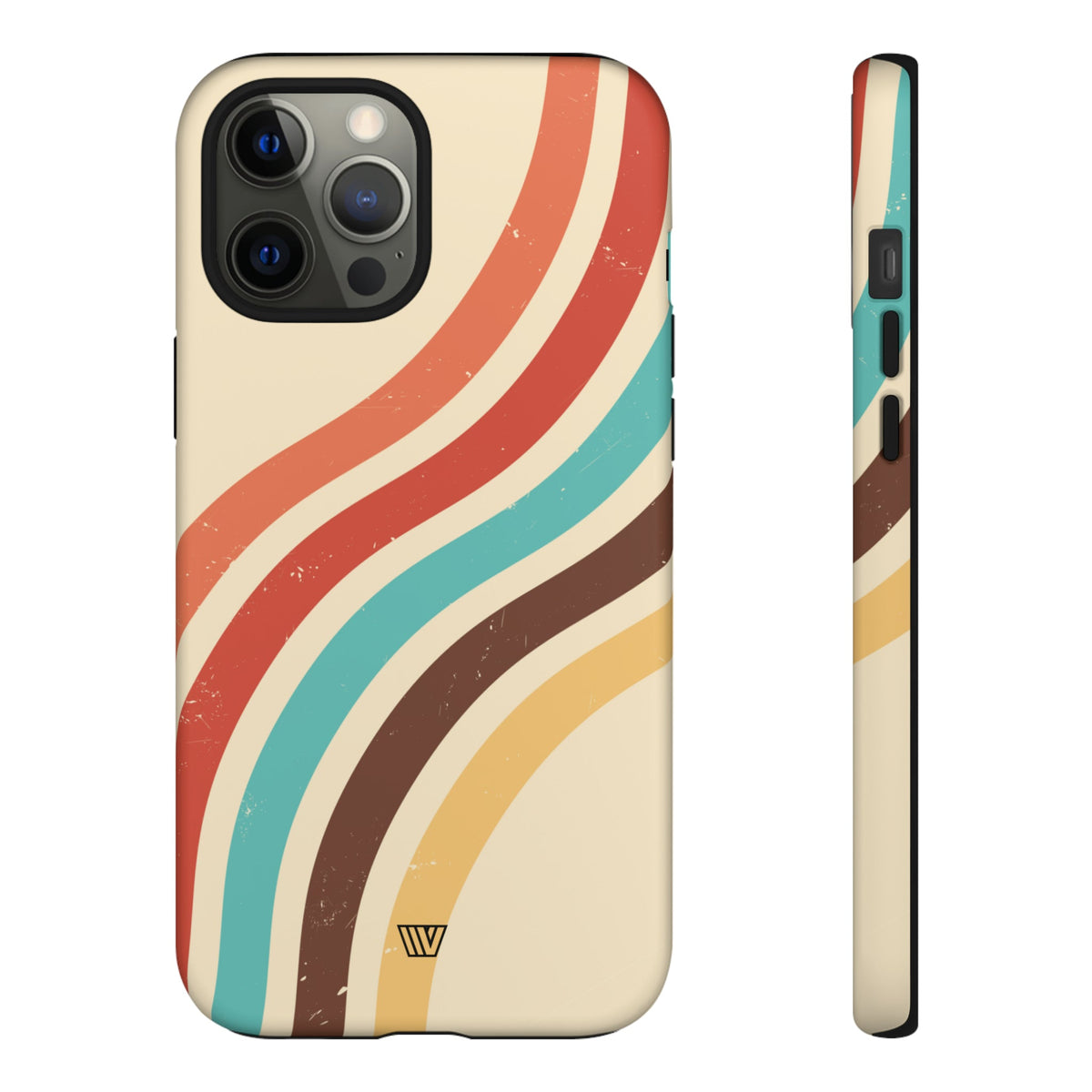 Vintage Stripe Tough Durable Phone Case