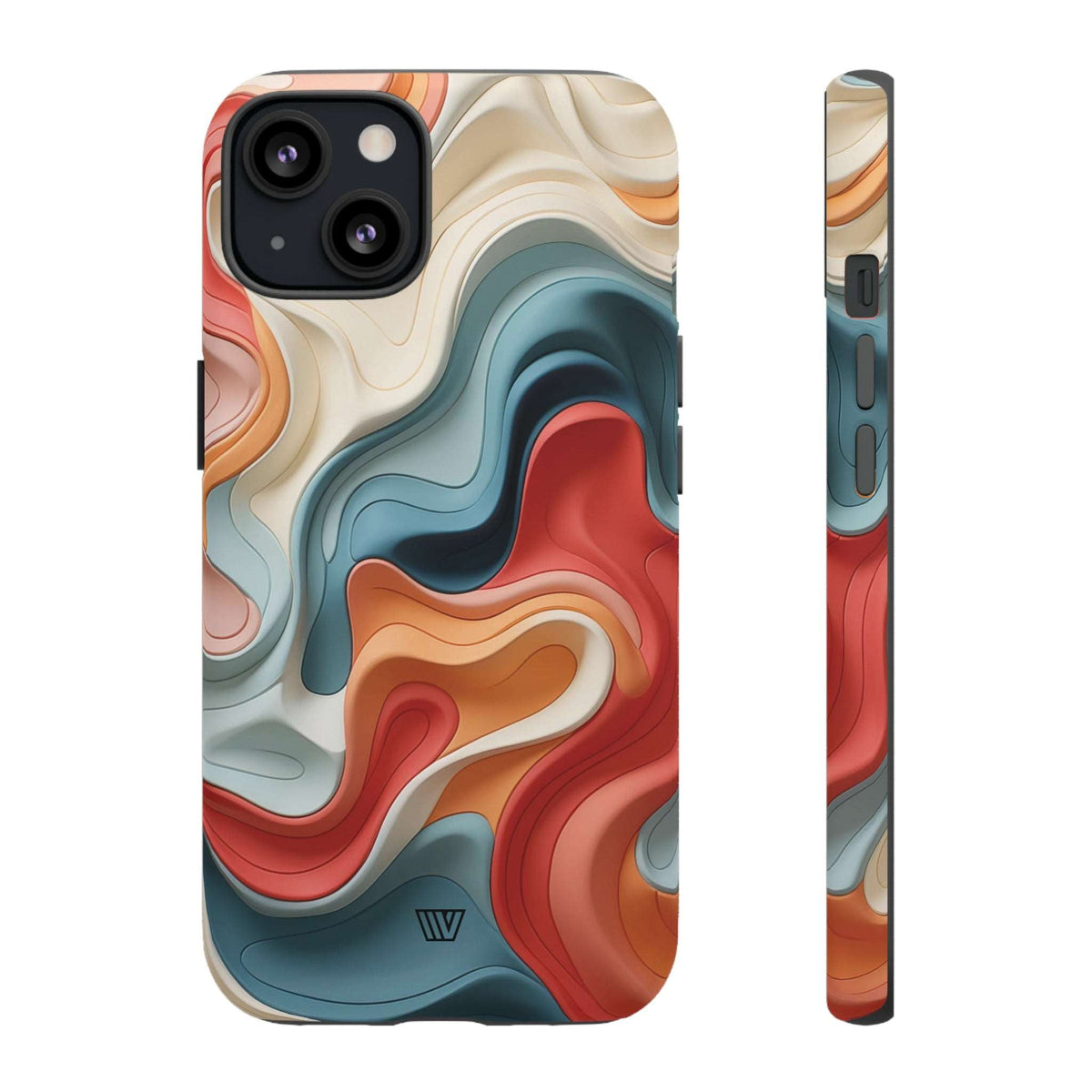 3D Colorful Clay Tough Phone Case
