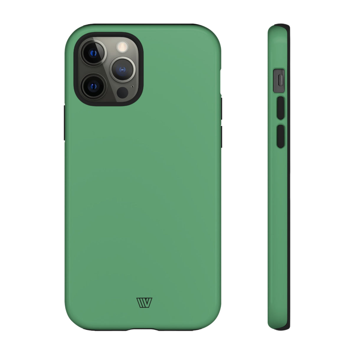 Tough Phone Case Impact-Resistant Dual-Layer AQUA FOREST GREEN