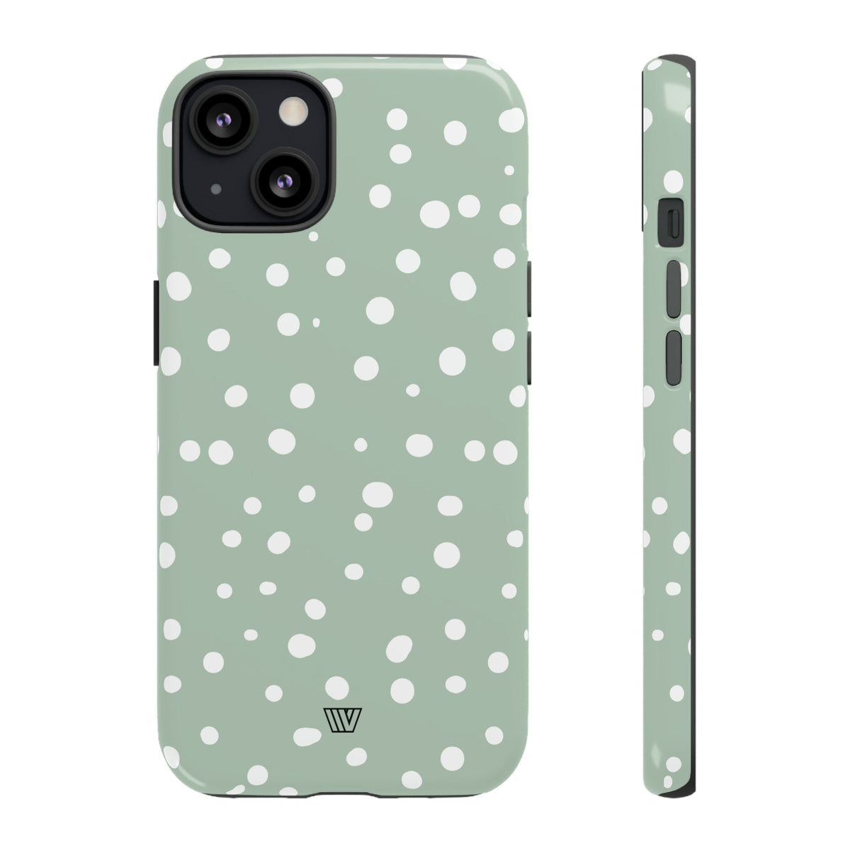 Pastel Green Dots Tough Phone Case