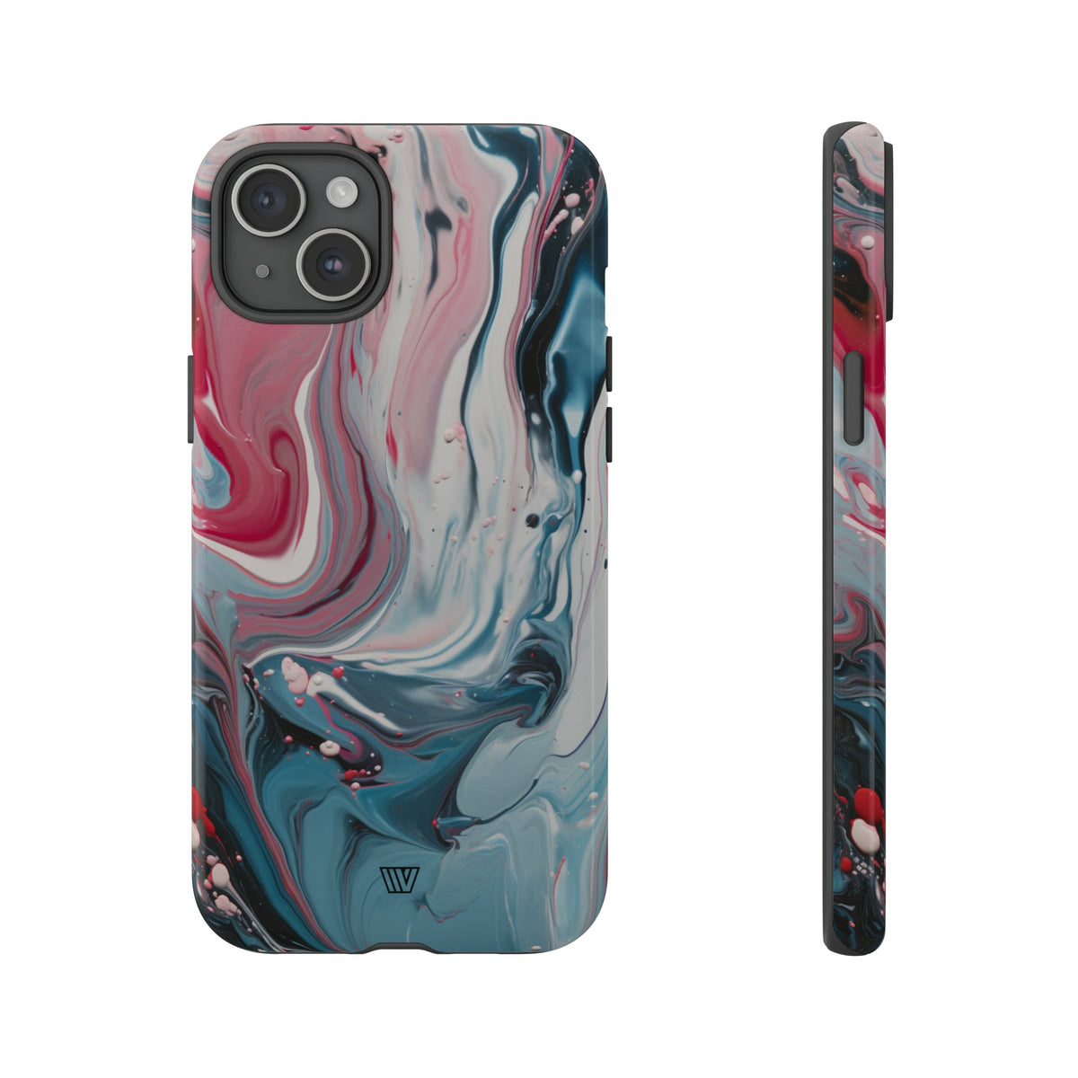 Blue Pastel Swirl Tough Phone Case