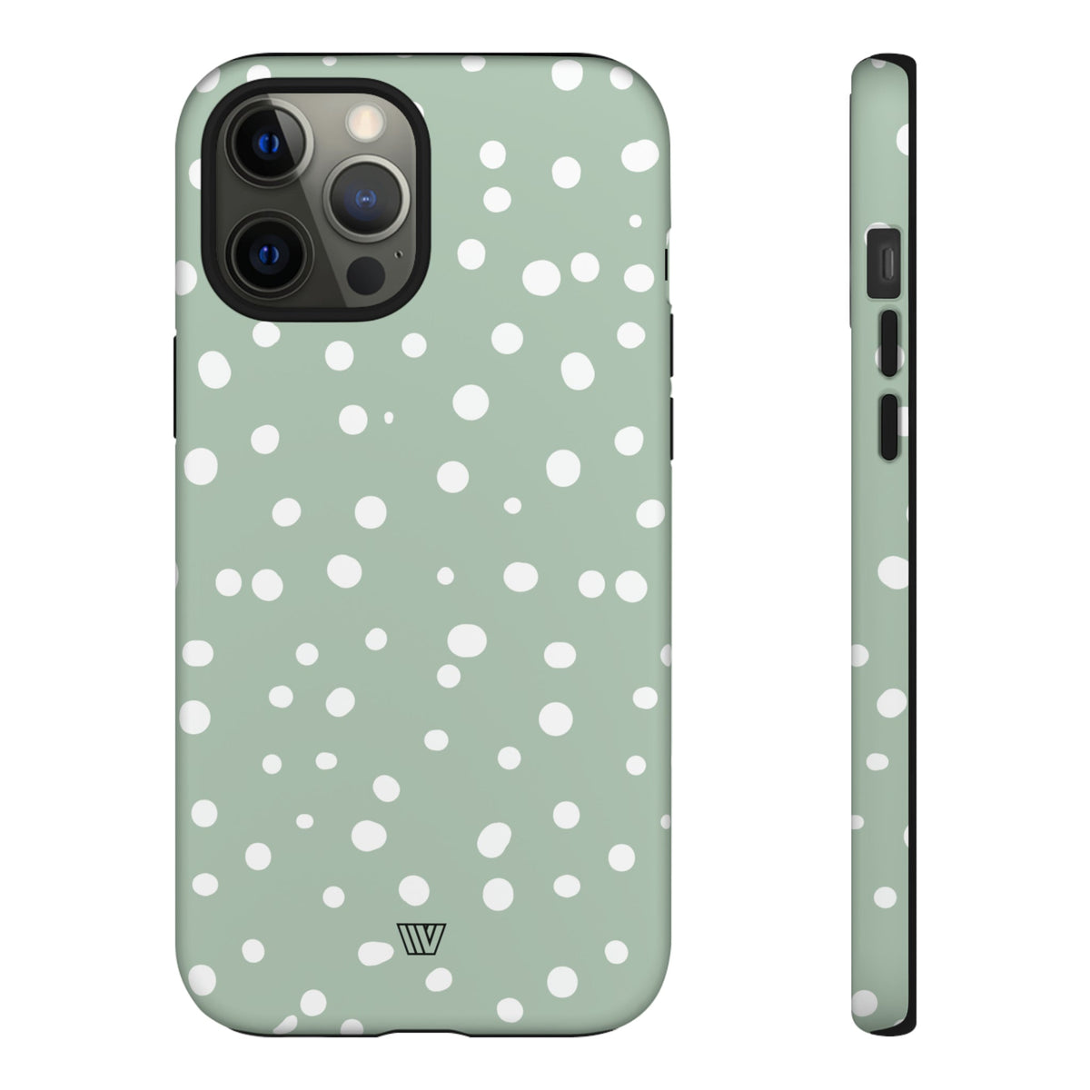 Pastel Green Dots Tough Phone Case