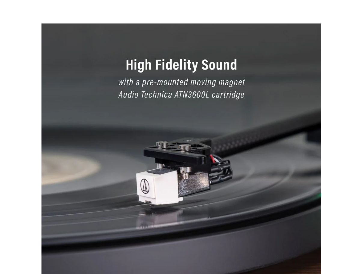 Crosley C92A-BK C92 2-Speed Bluetooth Record Player With Speakers - Black