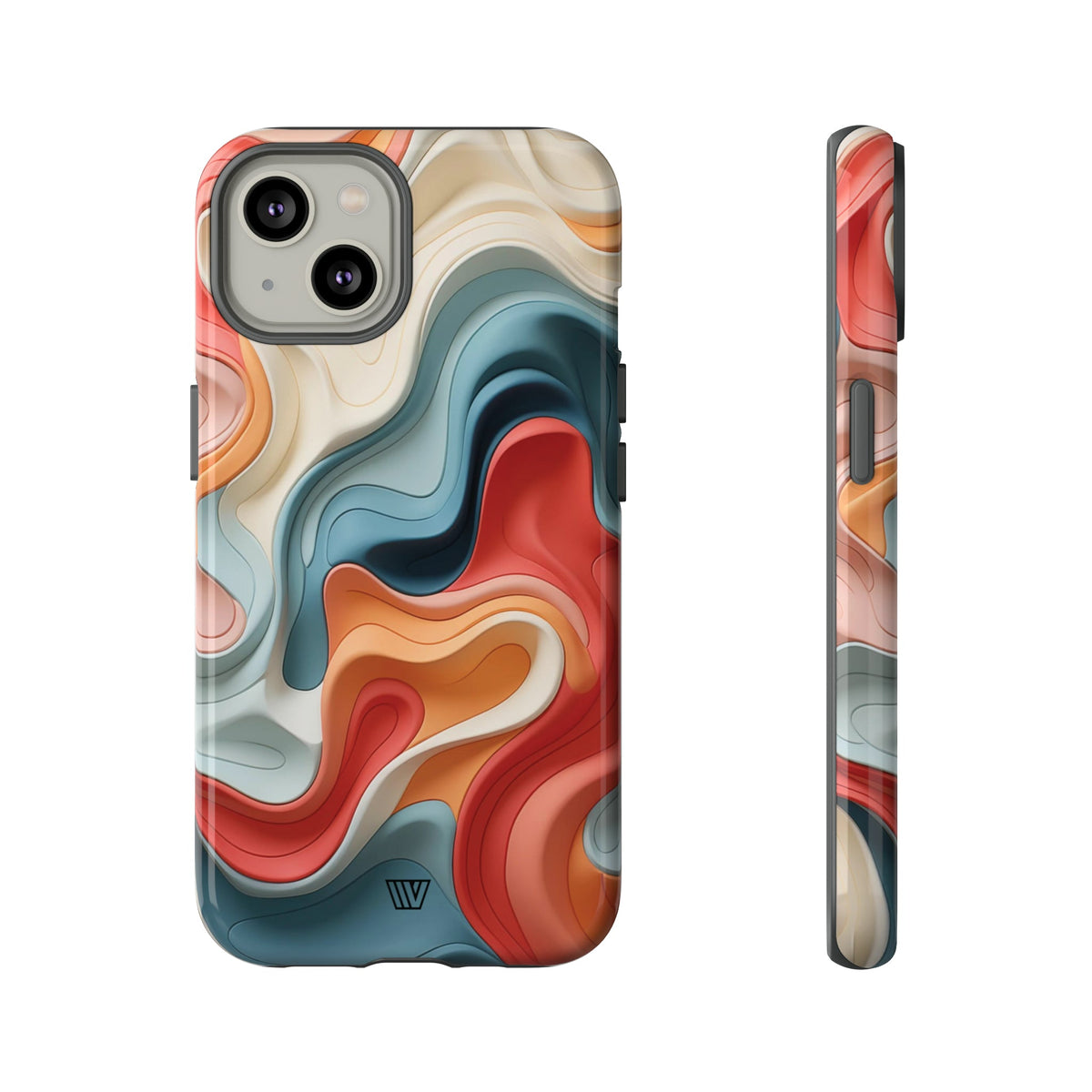 3D Colorful Clay Tough Phone Case